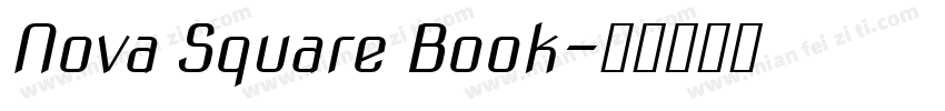 Nova Square Book字体转换